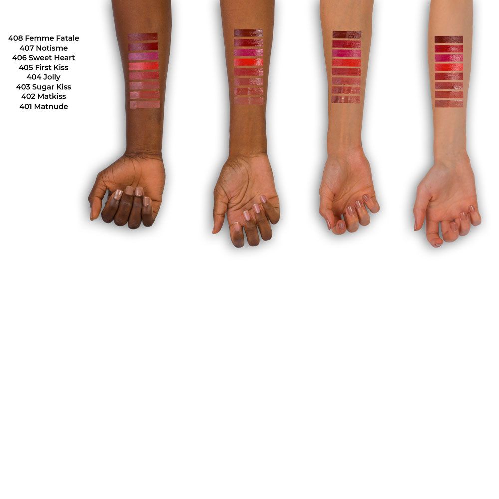 رژلب مایع مات و آبرسان شماره 401