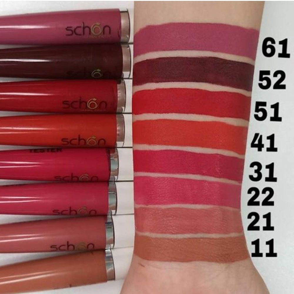 ‫رژلب مایع مات ولوت M22