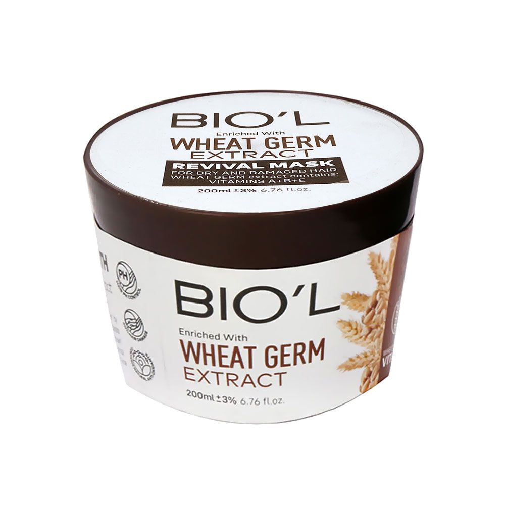 ماسک مو کاسه ای  جوانه گندم کراتینه، موهای خشک و آسیب دیده