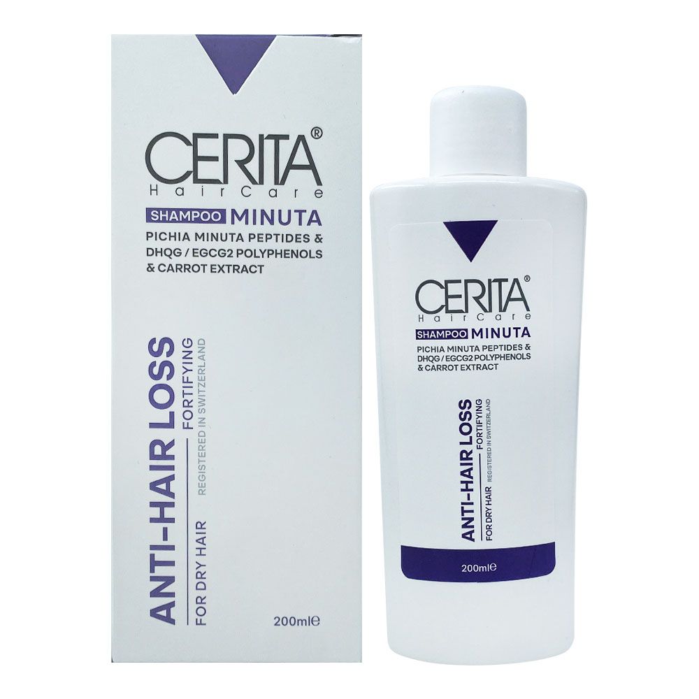 شامپو مینوتا ضد ریزش موهای خشک