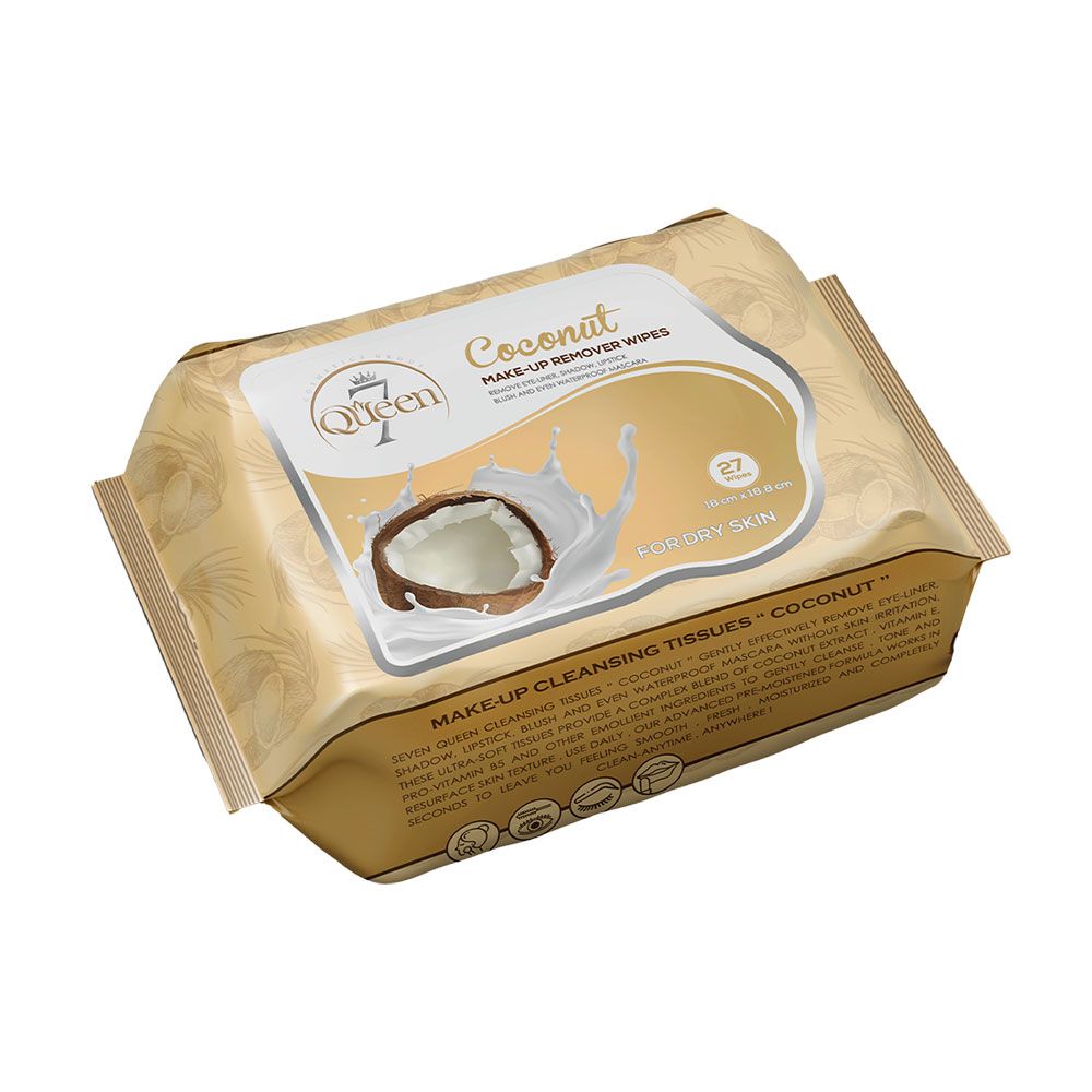 دستمال مرطوب آرایش پاک کن پوست خشک 27 عددی