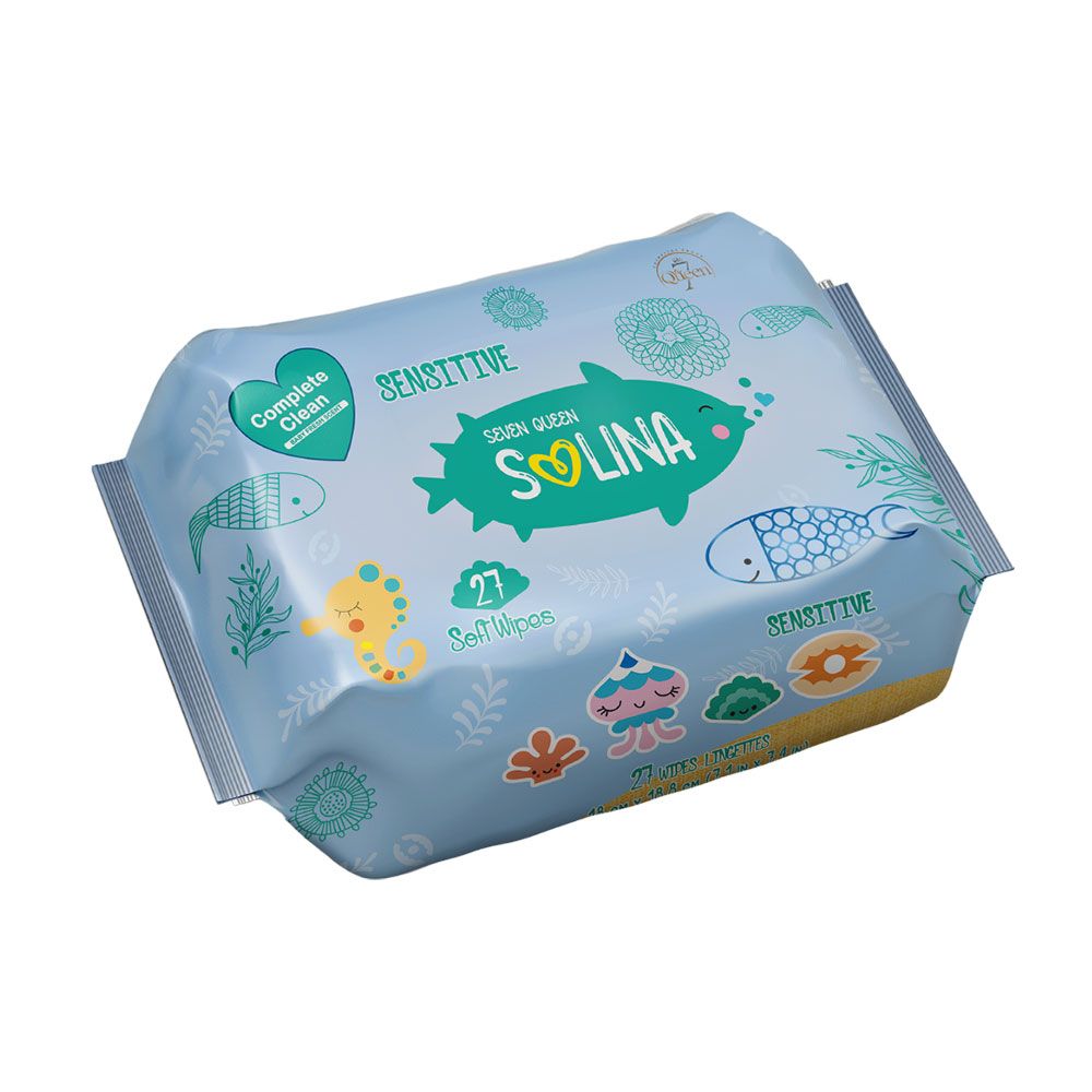 دستمال مرطوب کودک مدل complete clean بسته 27 عددی