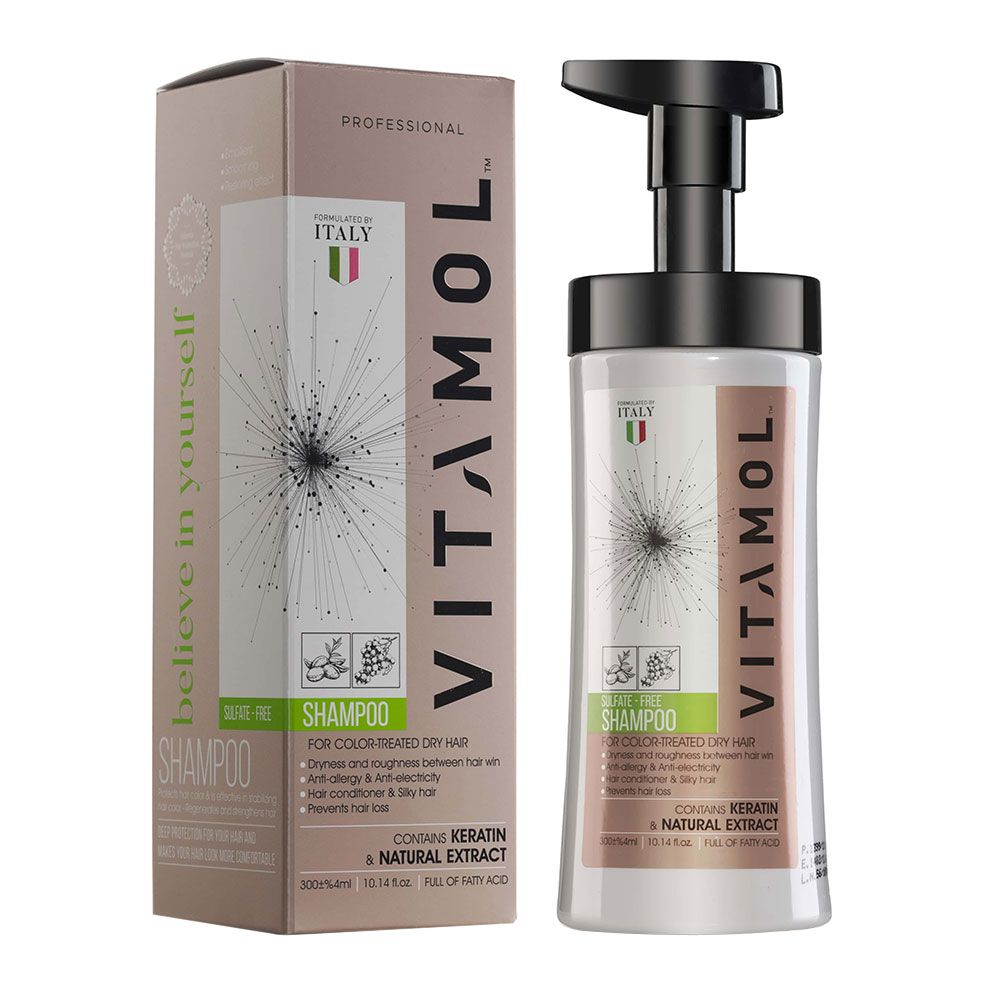 شامپو فری سولفات مخصوص موی رنگ شده و کراتین