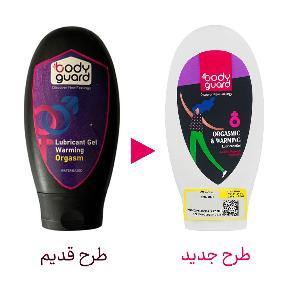 ژل لوبریکانت ارگاسم و گرم کننده