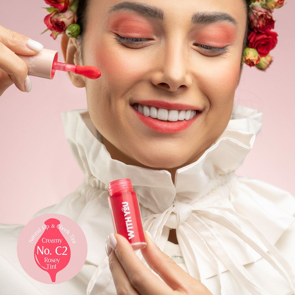 تینت رنگی لب و گونه C2 رز 