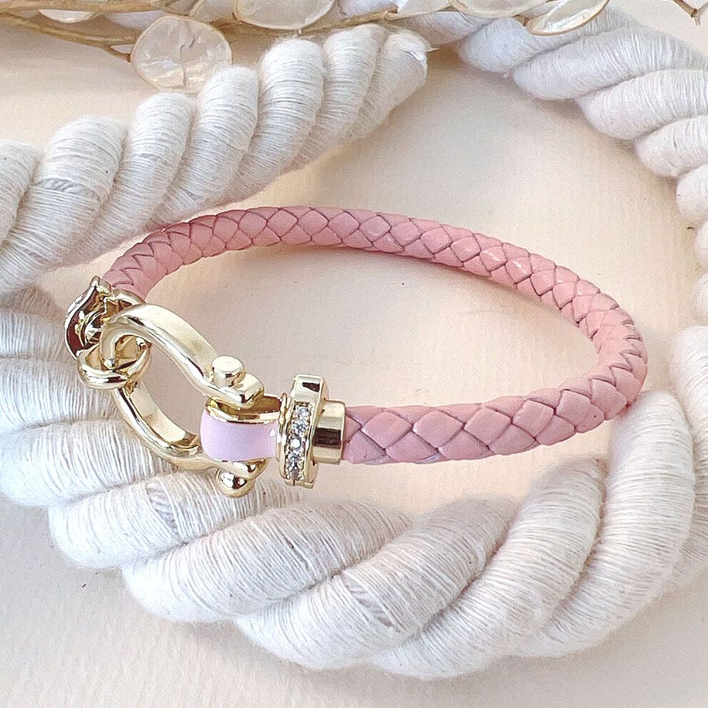  طلایی بند صورتی 