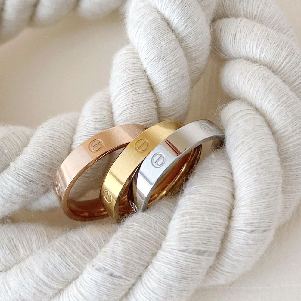 انگشتر کارتیه 3 رنگ