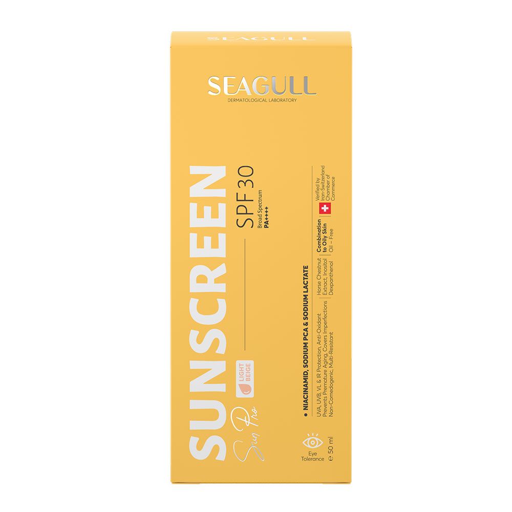 ضد آفتاب رنگی SPF30 فاقد چربی 50 میل