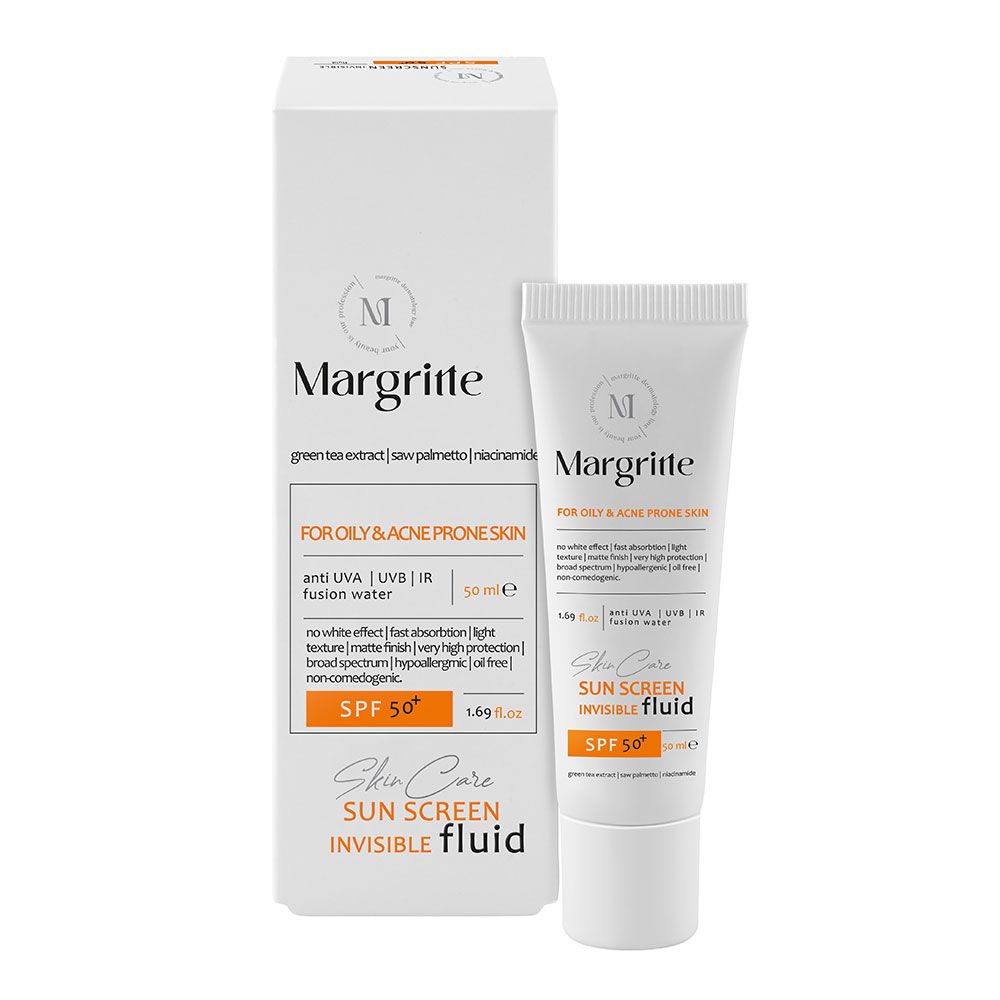 ضد آفتاب بی رنگ مناسب پوست چرب و مستعد آکنه + SPF50