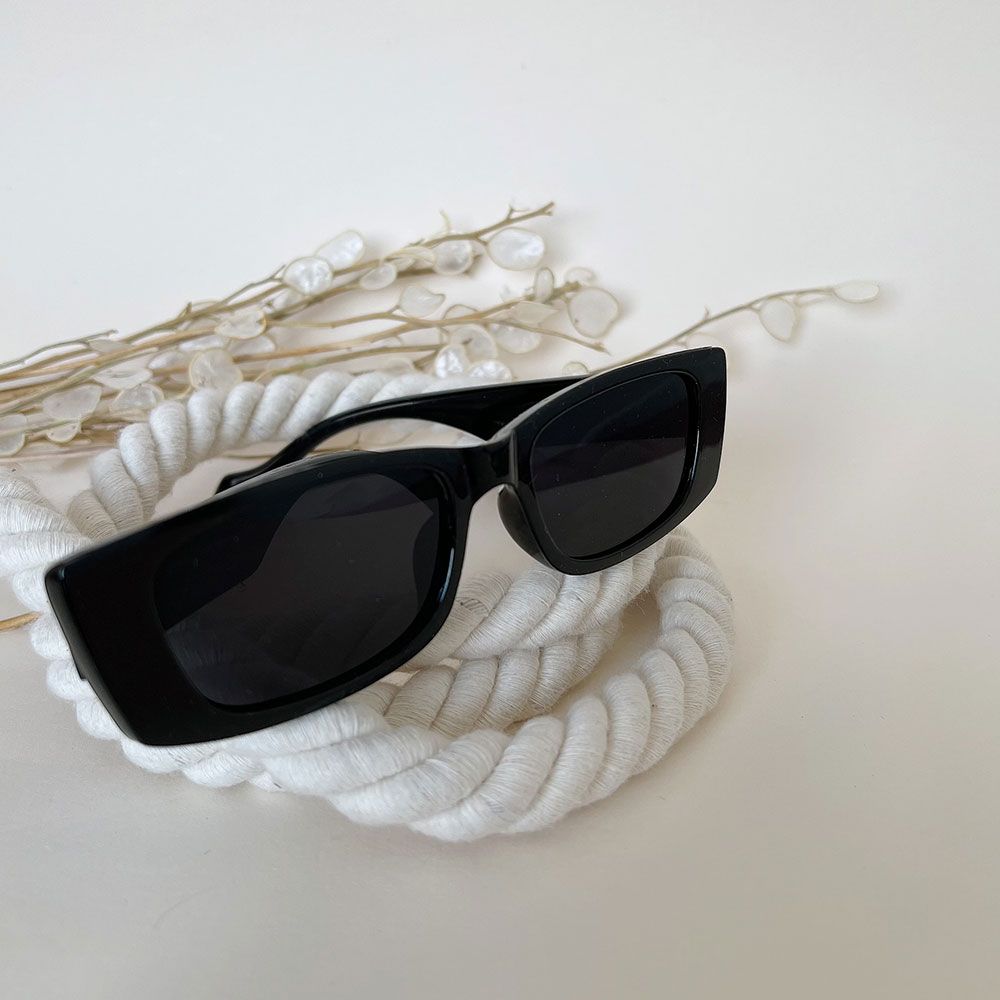 عینک آفتابی رترو طرح 3 مشکی