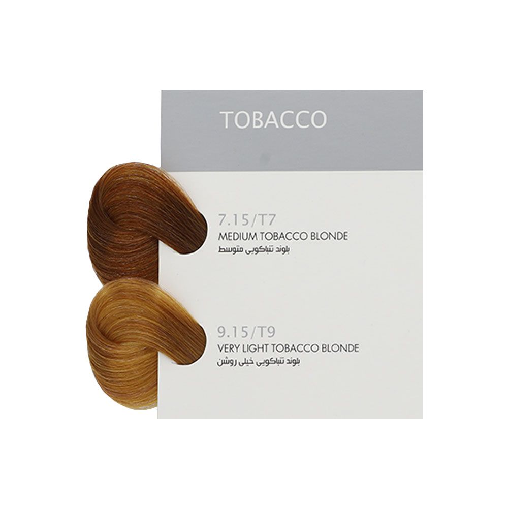 رنگ مو بلوند تنباکویی 9.15