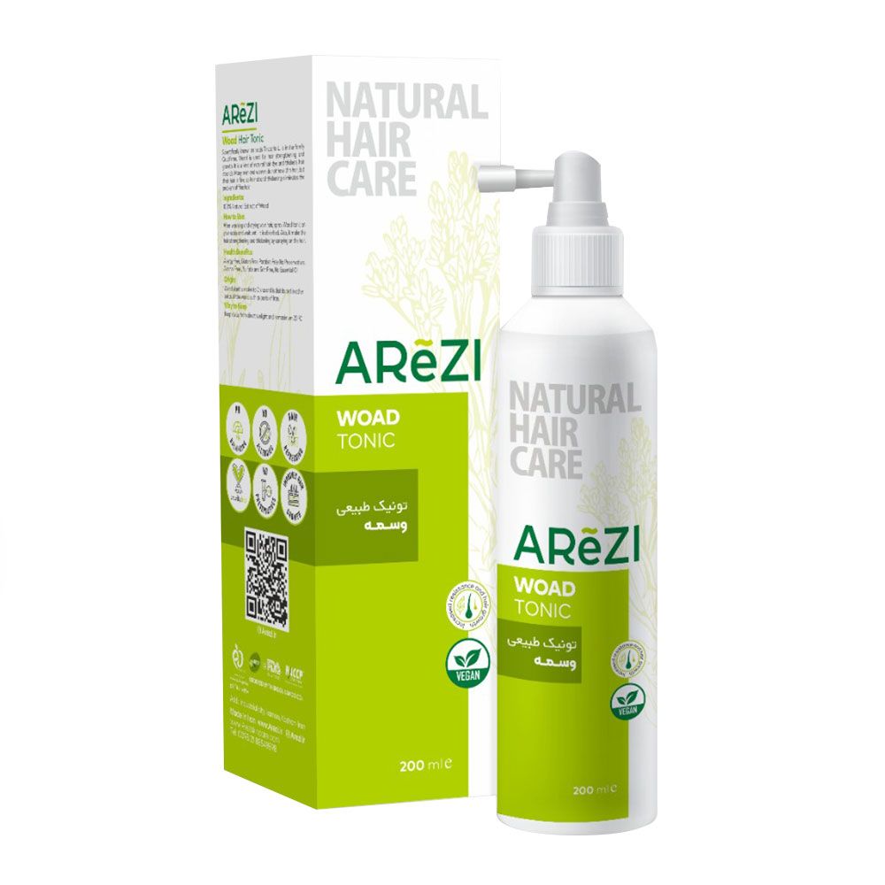 تونیک طبیعی وسمه ضد سفیدی مو سر 100 میل 