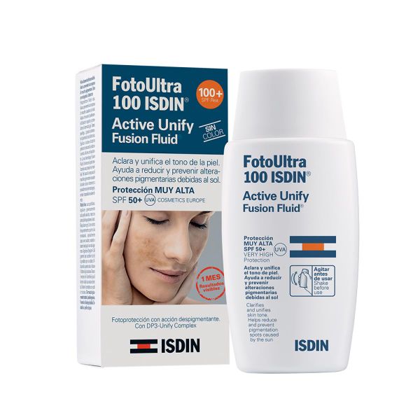 ضد آفتاب بی‌رنگ اکتیو یونیفای SPF50