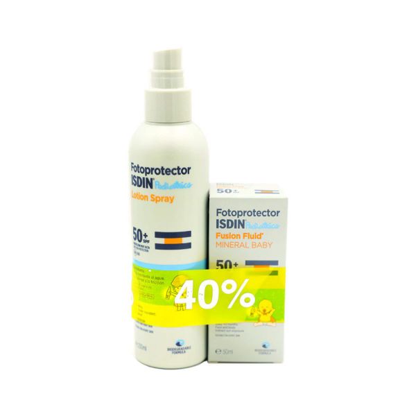 پک ضد آفتاب فیوژن مینرال نوزاد و کودک و اسپری کودکان