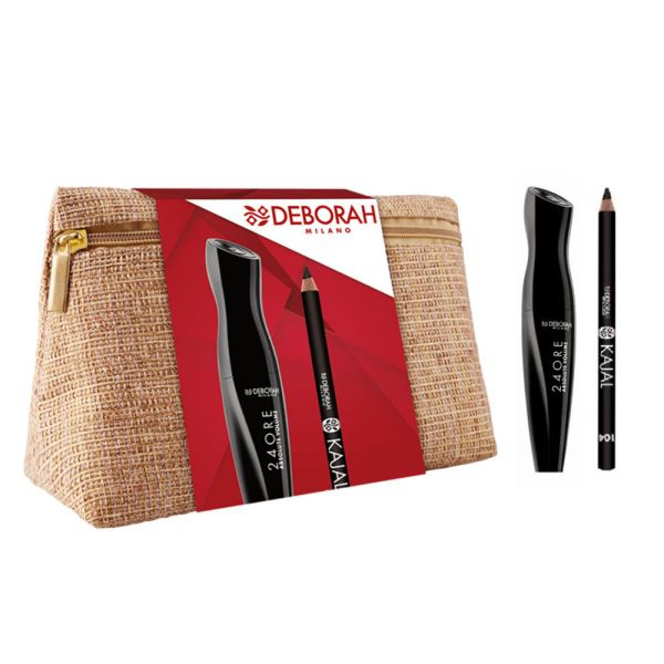 ست ریمل ابسولو 24 ساعته + مداد چشم کجال مشکی