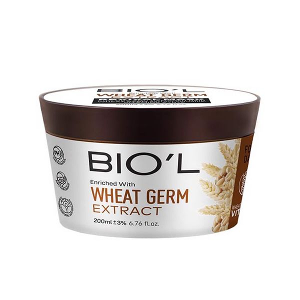 ماسک مو کاسه ای  جوانه گندم کراتینه، موهای خشک و آسیب دیده