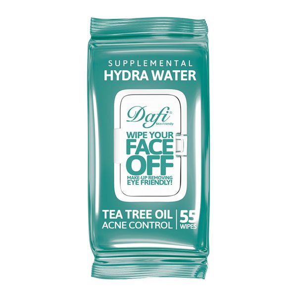 دستمال مرطوب پاک کننده آرایش حاوی روغن درخت چای