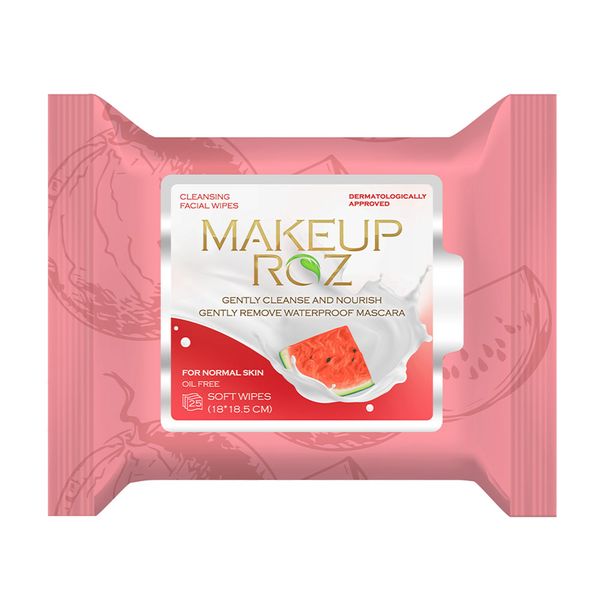 دستمال مرطوب آرایش پاک کن پوست نرمال 25 عددی