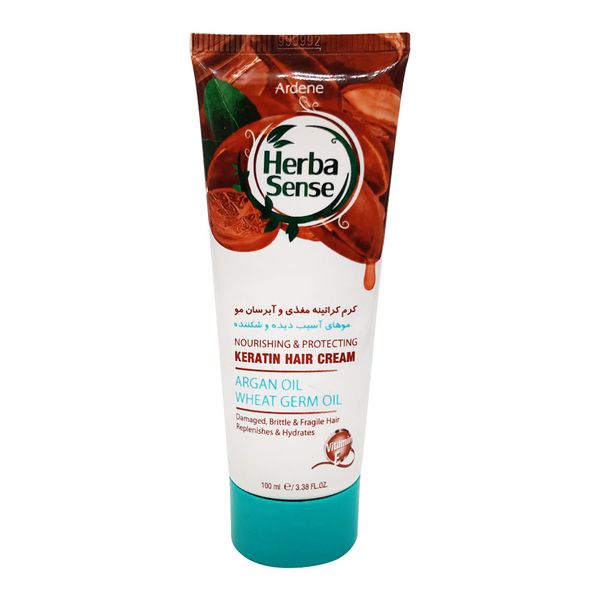 کرم کراتینه مغذی و آبرسان مو هرباسنس