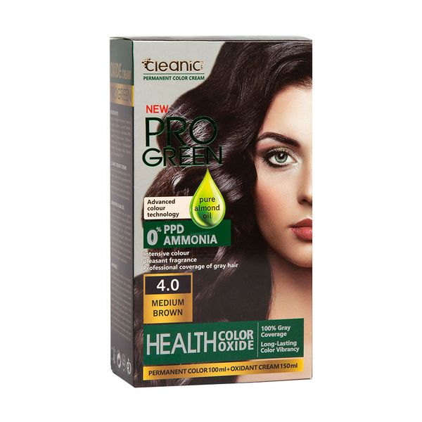 کیت رنگ موی طبیعی بدون آمونیاک زنانه 4.0