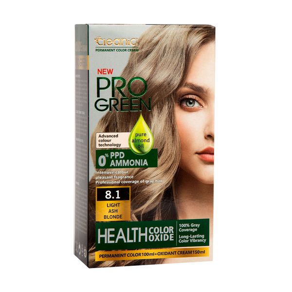 کیت رنگ موی خاکستری  بدون آمونیاک زنانه 8.1