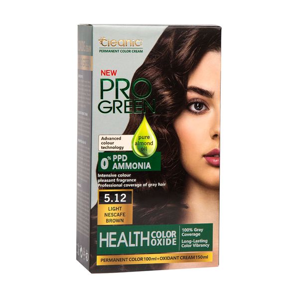 کیت رنگ موی نسکافه ای بدون آمونیاک زنانه 5.12