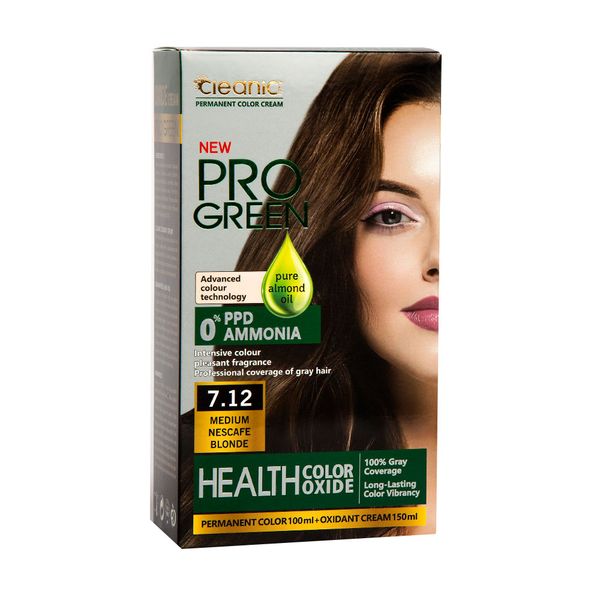 کیت رنگ موی نسکافه ای بدون آمونیاک زنانه 7.12