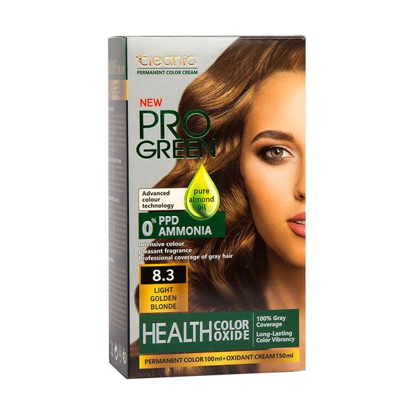 کیت رنگ موی طلایی بدون آمونیاک زنانه 8.3