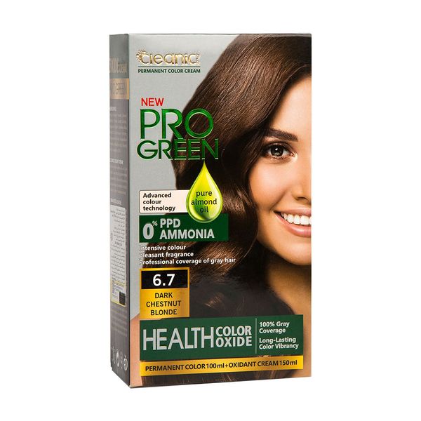 کیت رنگ موی بلوطی بدون آمونیاک زنانه 6.7