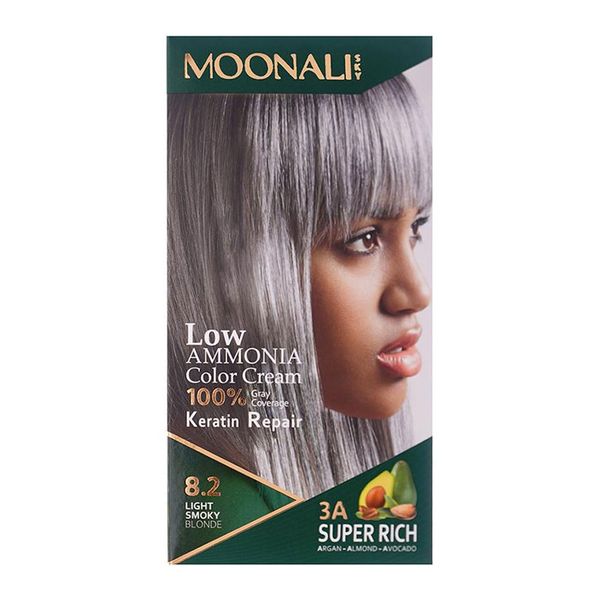 کیت رنگ مو سری رنگهای دودی 8.2