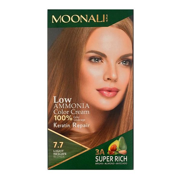 کیت رنگ مو سری رنگهای نسکافه ای 7.7