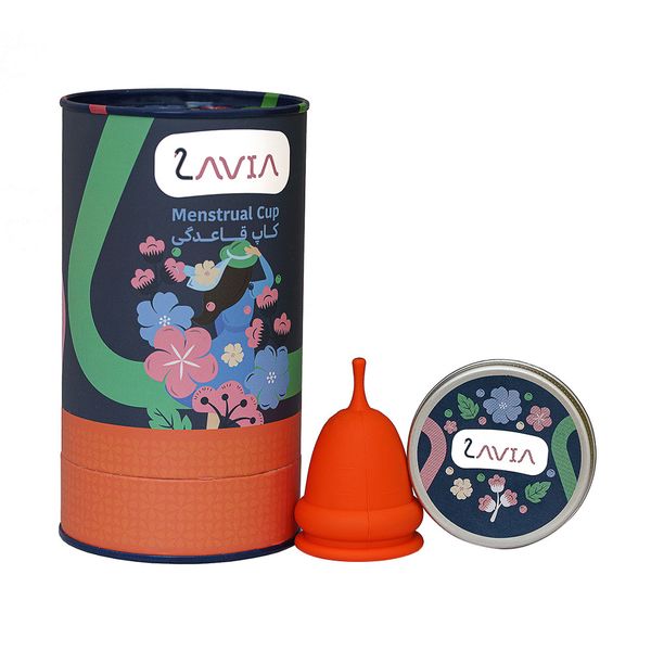 کاپ قاعدگی سایز کوچک نارنجی 