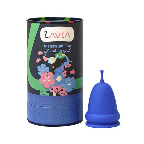 کاپ قاعدگی سایز متوسط آبی 