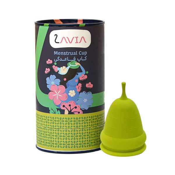 کاپ قاعدگی سایز بزرگ سبز 