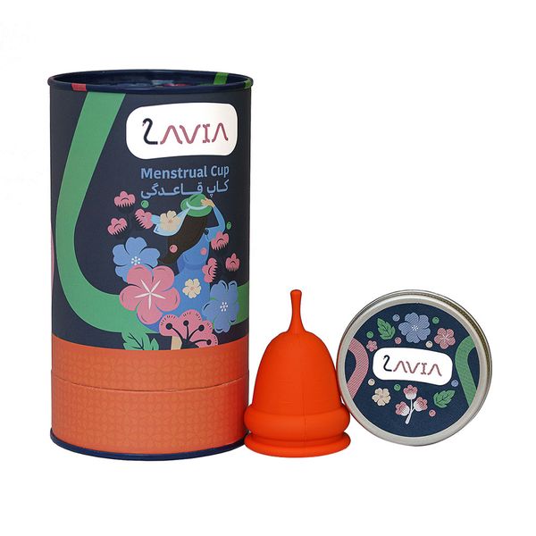 کاپ قاعدگی سایز بزرگ نارنجی 