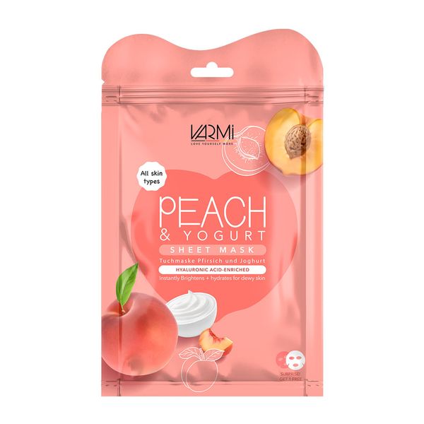 دبل شیت ماسک آبرسان هلو و ماست