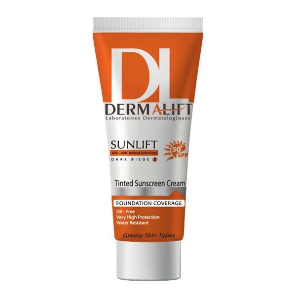 ضد آفتاب رنگی پوست چرب شماره 03 