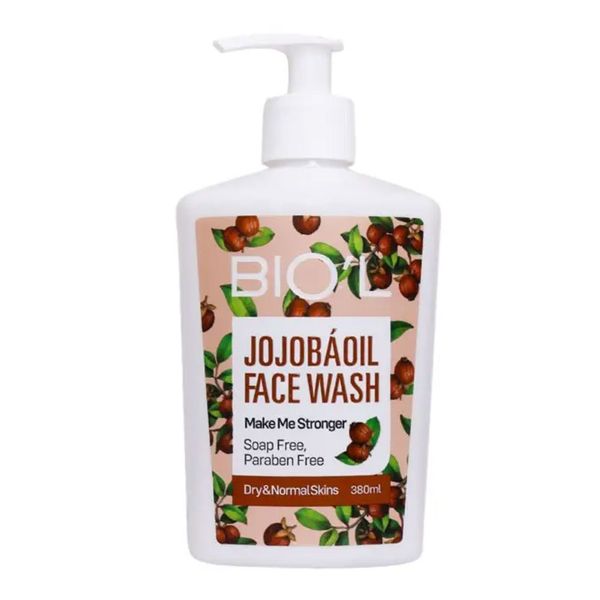 بیول فیس واش کرمی صورت مناسب پوست خشک و نرمال با روغن جوجوبا 380 میل