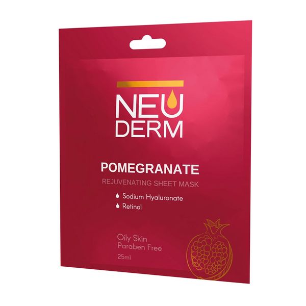 ماسک صورت ورقه ای انار