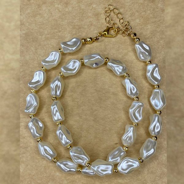 گردنبند صدفی سفید 