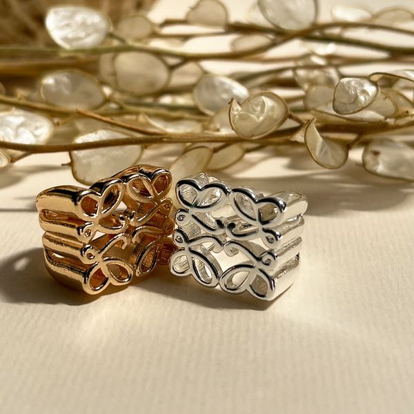 انگشتر لوِئوه نقره ای