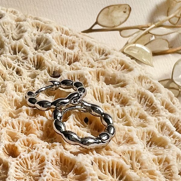 گوشواره ژوپینگ چند گوی نقره ای