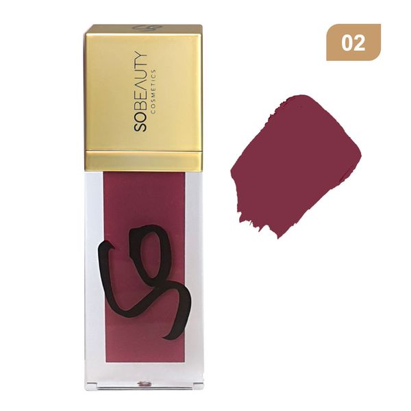 رژلب مایع مات و بادوام 02 