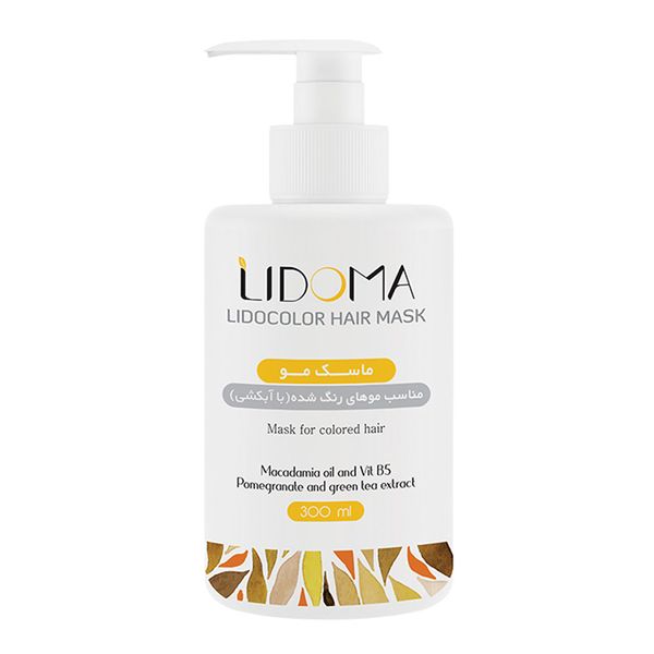 ماسک مو مناسب موهای رنگ شده با آبکشی