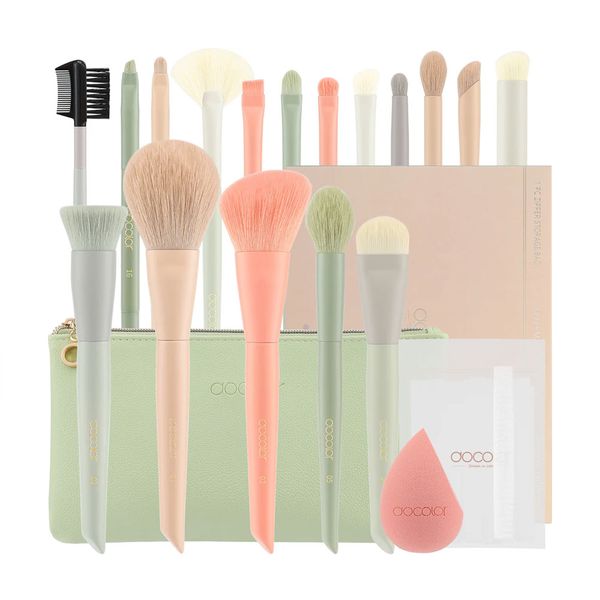 ست براش با کیف و اسفنج 17 عددی