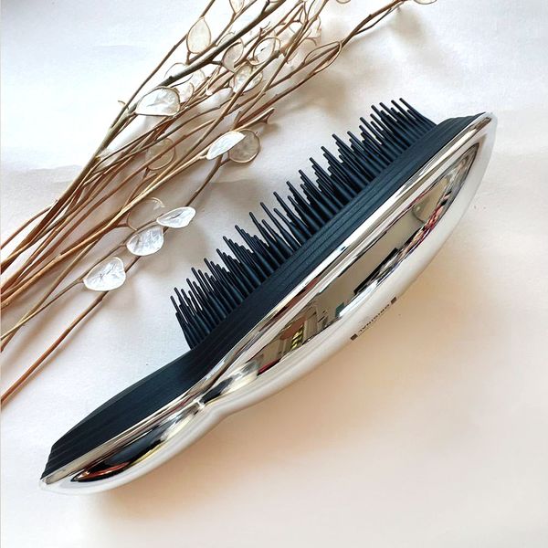 برس مو گره باز کن نقره‌ای 