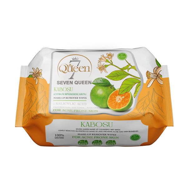 دستمال مرطوب آرایش پاک کن با عصاره نارنگی