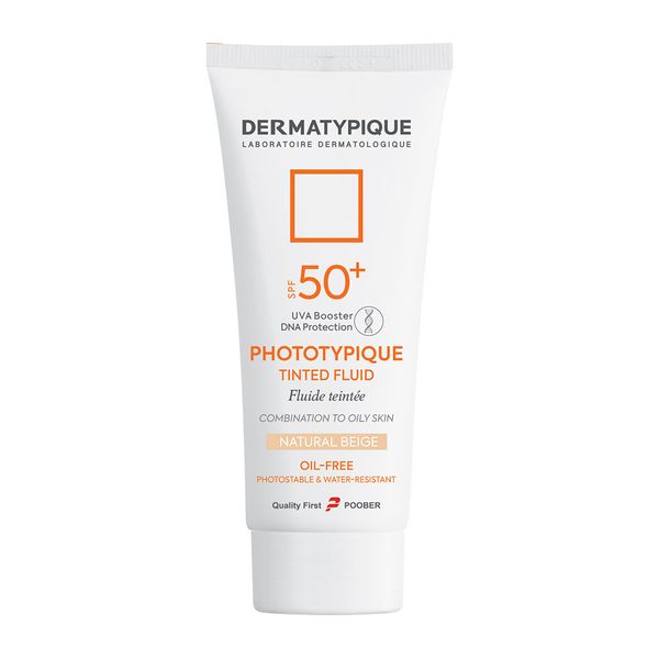 ضدآفتاب رنگی پوست چرب +SPF50 فتوتیپیک بژ طبیعی 