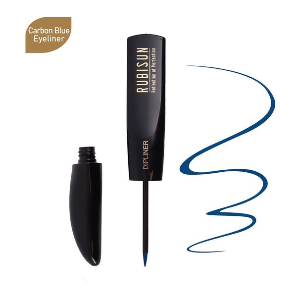 خط چشم رنگی آبی 