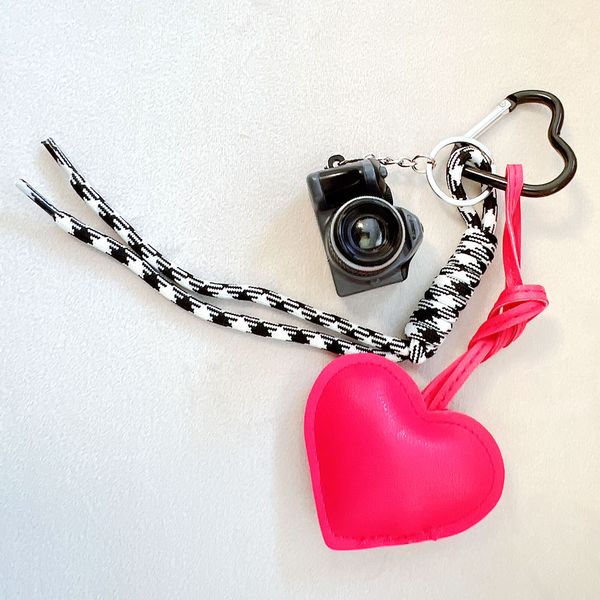 چارم بگ دوربین با قلب سرخابی